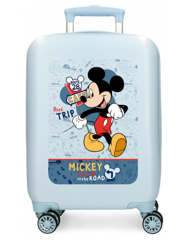 4951321 ABS SUITCASE 50CM 4W. MICKEY ROAD TRIP